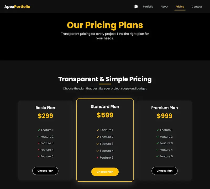 Pricing Demo 2